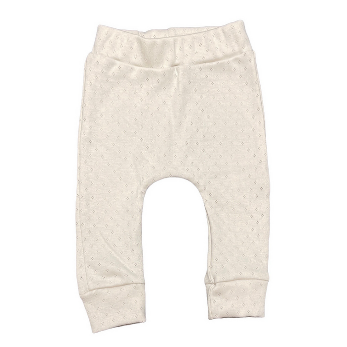 Newborn broekje Pointelle beige