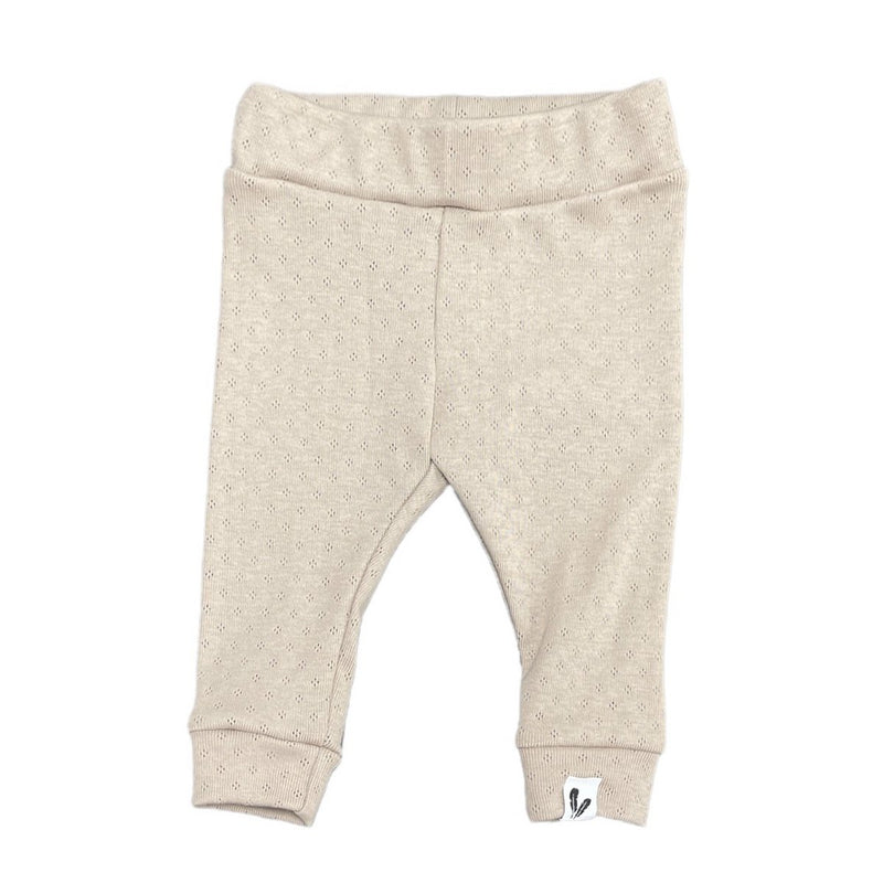 Newborn broekje Pointelle donker beige