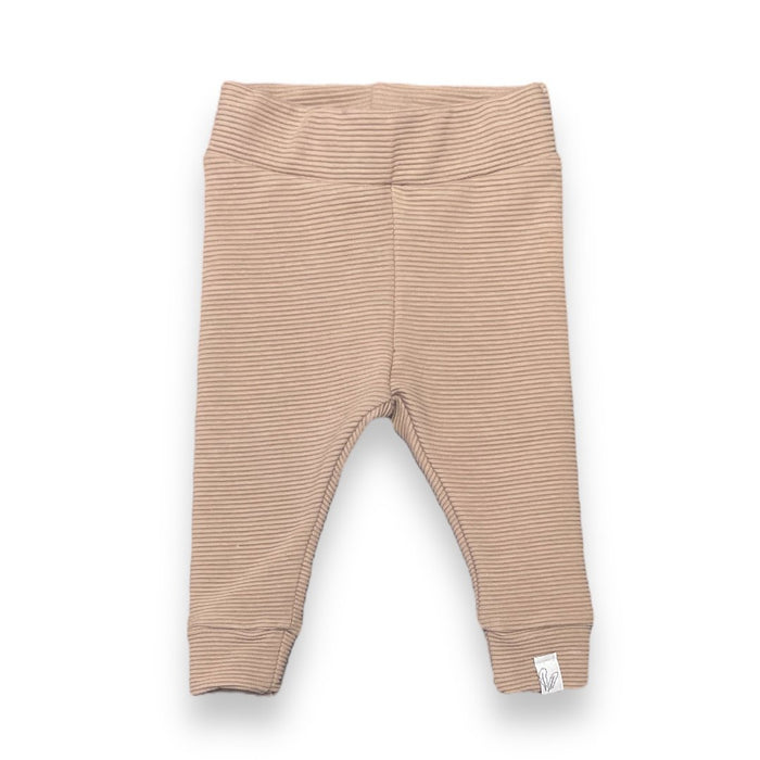 Newborn broekje rib taupe